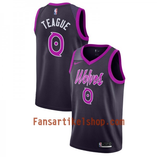 Minnesota Timberwolves Trikot Jeff Teague 0 2018-19 Nike City Edition Lila Swingman - Herren Minnesota Timberwolves Trikot Jeff Teague 0 2018-19 Nike City Edition Lila Swingman - Herren